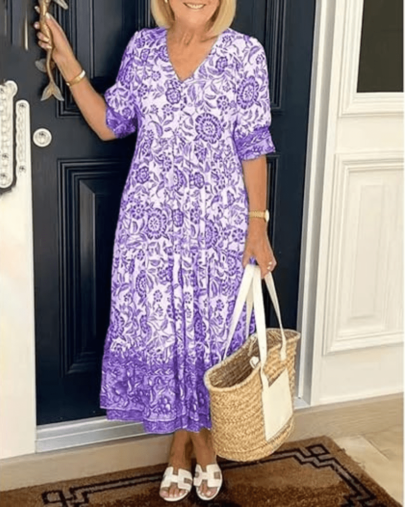 Leah | Elegant og komfortabel sommerkjole